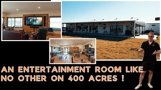 Inside a 400-Acre Dream Man Cave with Trackman Golf Sim. Home Theater. Whisky Bar. Gaming and more
