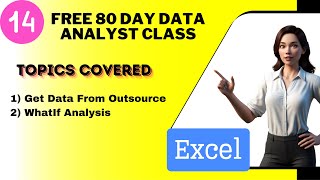 #14 Data Analyst Training in Tamil: Learn in Just 80 Days for Free/Data Analysis Using Excel Day-14