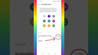 Accessibility Menu Button on Navigation Bar #shorts
