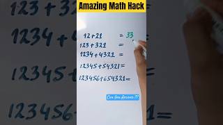Amazing Math Hack #mathschallenge #mathstricks #mathsshorts #mathhack #brainly #math