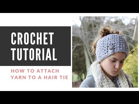 How to Attach Yarn to a Hair Tie