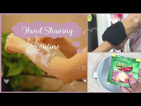 My Hand Shaving Routine | Soft Smooth Skin- No Ingrowns | Dry Scrubbing