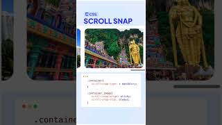 🔥Smooth scrolling like a pro! 🚀 Master CSS Scroll Snap and take your UI to the next level!