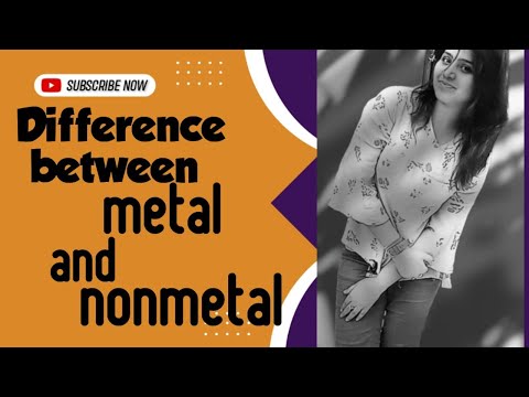 Difference between metal and non metal|element|element|matter|metal|nonmetal#chemistry 