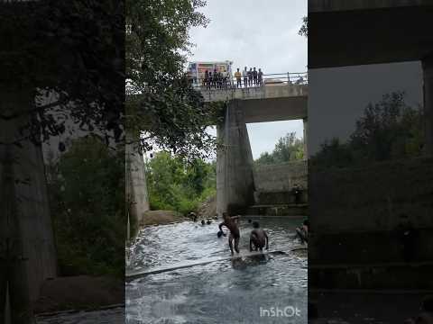 पुल से गिरा बचा😲#funny #viral #shorts #trending