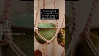 #pottery #macrame #makerswithheart #homedecor #handmade #planthanger
