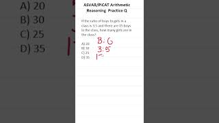 Ratios: ASVAB/PiCAT Arithmetic Reasoning Practice Test Q #acetheasvab with #grammarhero #afqt