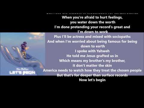 Let's Begin - Jon Bellion ft. B.Keyz, Roc Marciano, RZA, and Travis Mendes (Lyrics)