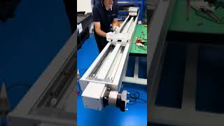 wide full enclosed belt driven linear motion actuator assembly  #linearmotion  #linearactuator
