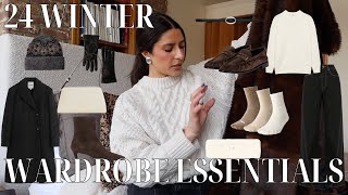 24 WINTER WARDROBE ESSENTIALS ❄️🤍