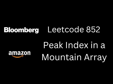 Peak Index in a Mountain Array || JAVA || Leetcode 852