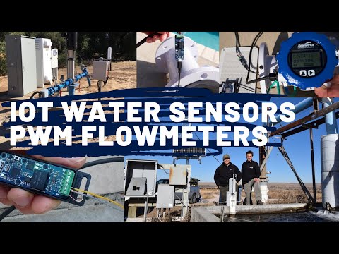 IoT Water Sensors Monitoring Flow Meters for Smart Cities with PWM