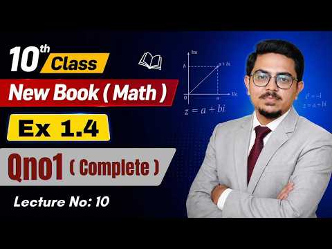 10th Class Math New Book Exercise 1.4 | Qno1 All Parts Solution | ex 1.4 Qno1 Complete Solution