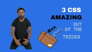 3 Amazing CSS Tricks That Everyone Should Know !