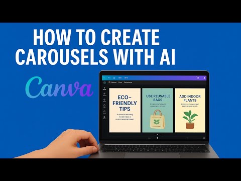 Create Instagram Carousels with AI in Seconds (Using Canva) | Easiest TikTok Slideshows with AI
