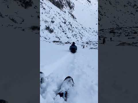 Best part of climbing is going down