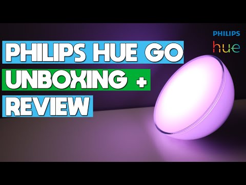 Philips Hue Go BLUETOOTH SMART LED LIGHT - Unboxing And Review
