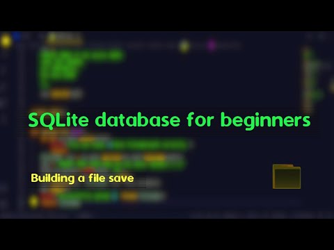 SQLite Database for beginners | Building a file safe
