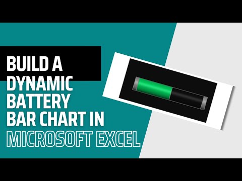 Build a dynamic battery bar chart in Microsoft Excel