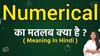 Numerical meaning in hindi | Numerical meaning ka matlab kya hota hai | Word meaning