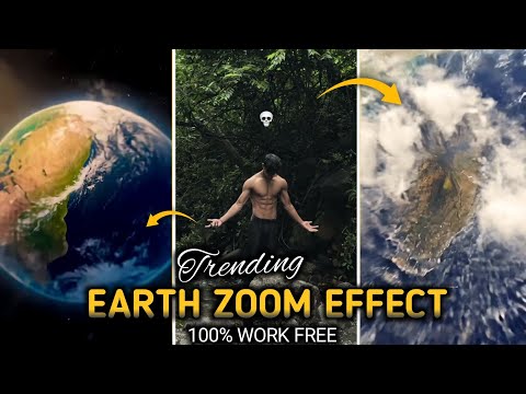Instagram Trending Earth Zoom Reels VideoEditing | How To Make Earth Zoom ReelsVideo 