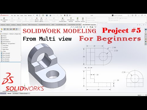 SolidWorks Made Easy: Complete Tutorial for Beginners on Project #5