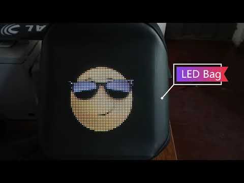 New LED dynamic display bag