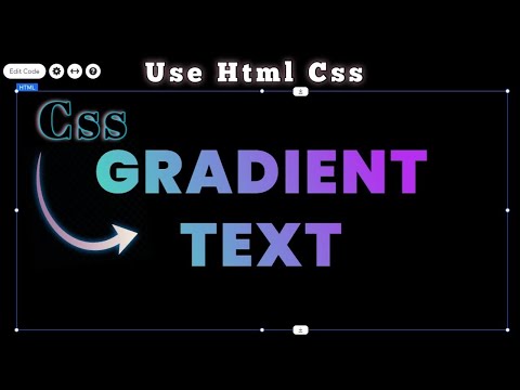 How to create Gradient text color using Html  and CSS