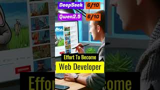How long To be Developer - DeepSeek vs Qwen #aiprogramming