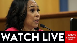 WATCH LIVE: Fani Willis Testifies Before Georgia Senate About Charging Trump In 2020 Election Case