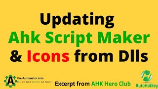 Pulling Icons in Ahk Script Maker and relying on dll