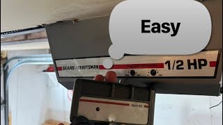 Program a Craftsman Garage Door Opener. #Older #DIPswitch #universal