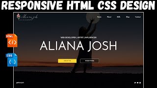 🔴How To Make Website Using HTML & CSS || HTML CSS Website Design #webdevelopment