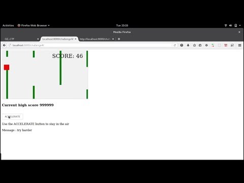 OZ-CTF challenges 4-6 solutions ( Web and Game hacking )