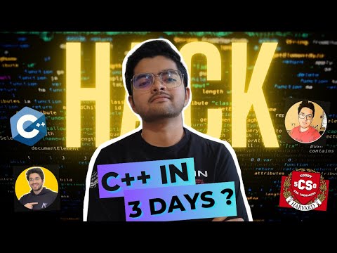 How I learnt C++ in 3 days? |  Absolute beginner 🔥 @CodeWithHarry @cs50