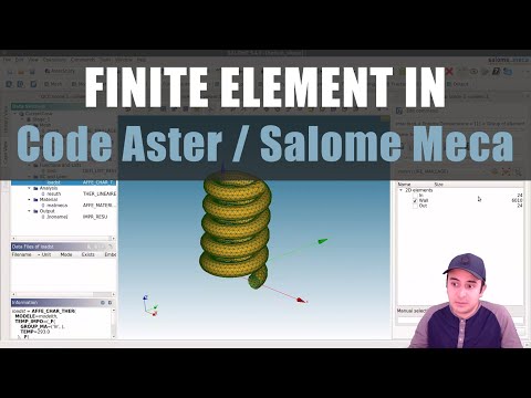 [Finite Element 10] Transient and steady-state heat transfer simulation in Code Aster & Salome-Meca