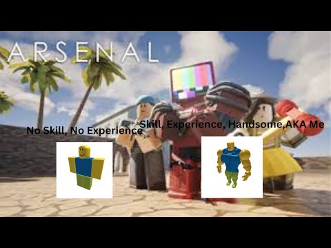 Helping Friend Get Better In Roblox Arsenal