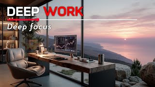Deep Focus Music for Productive Flow State ~ Calm Instrumental Background Work Vibes