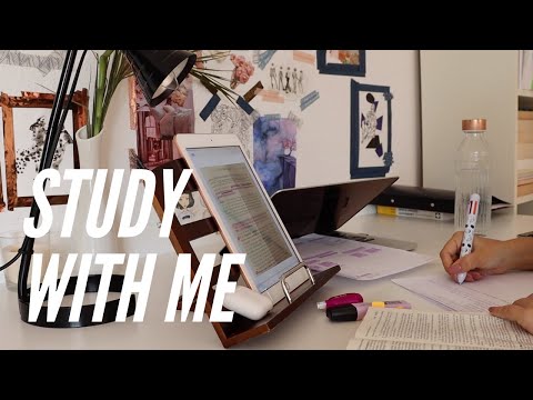 40 minutes real time study with me, ipad, keyboard, pencil asmr // Lern mit mir 40 Minuten