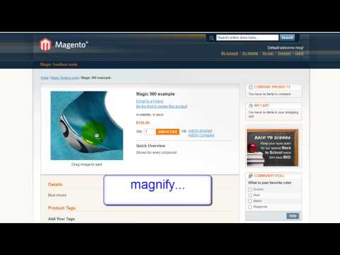 How to upload 360 spin images in Magento - left/right spin