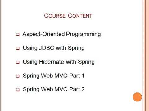 Famous Spring Online Training | Spring Online