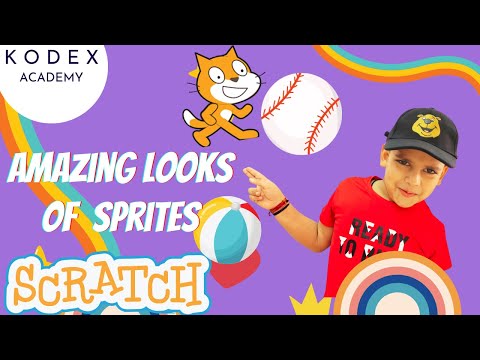 "Create Amazing Sprite Looks with Looks Blocks | Scratch Tutorial" by Kodex Academy