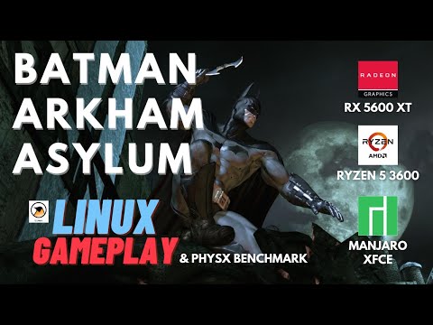 Linux Benchmark - Batman Arkham Asylum - PhysX Plus All Settings