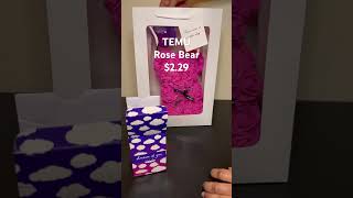 What You Can Do With A $2.29 Rose Bear/ Selling Gift Baskets #shorts #temu #giftideas