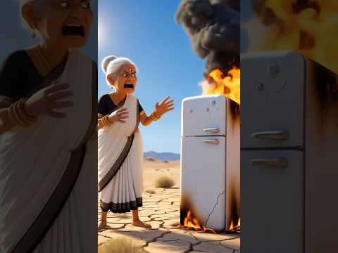 Dadi vs Summer Heat: The Ice House Twist! 😂❄️🔥"#aishorts #youtubeshorts