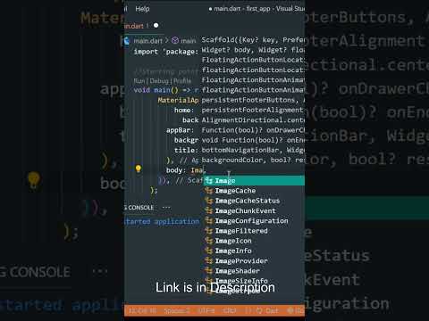 Create your first app on flutter