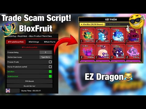BEST Blox Fruit Trade Scam Script[❄️YETI UPD] - MozilHub | FREEZE SCREEN | FORCE ACCEPT | KEYLESS