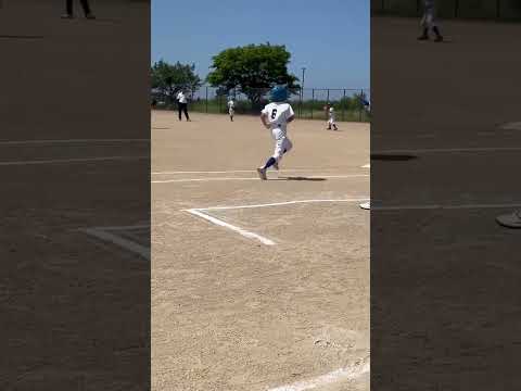 #少年野球　4年5月25日　2打数1安打　インコースをライト前