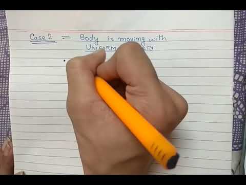 Displacement Time graph case2 example1 motion in 1d