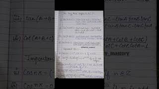 FOR ANY THREE ANGLES A,B,C:-#mathsolutions #mathematics #trigonometry